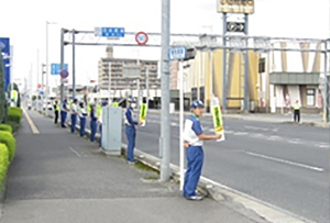 Traffic safety awareness activities on the roads