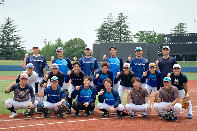 野手の皆さんの集合写真