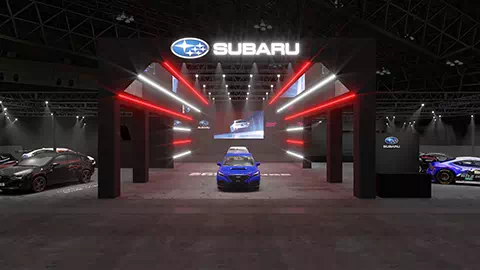 Subaru unveiled STI complete car S210 Prototype (Japanese model) at Tokyo Auto Salon 2025 (January 10, 2025)